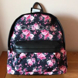 BEBE MELANIE FLORAL BACKPACK RETAIL 109.00 NWT